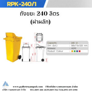 RPK-240/1 (ฝาผลัก)
